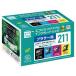 �G���R�� ECI-BR211-4P �G�R���J �݊����T�C�N���C���N�J�[�g���b�W �u���U�[ LC211-4PK 4�F�p�b�N(�痿+����) �C���N�c�ʕ\���Ή�