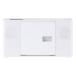 Toshiba AX-CR40(W) CD радио качество звука переключатель функция установка English( голос ясно ) режим вертикальный тонкий белый 