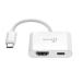 j5 create JCA152 изображение изменение адаптер USB-C HDMI USB-C женский подача тока USB PD 4K соответствует белый 