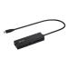 BUFFALO LUD-U3-CU101BK LAN изменение адаптер USB-C мужской - женский LAN USB-Ax3 1Gbps соответствует Mac*Win соответствует черный 