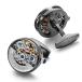 Dich Creat Men's Stainless Steel Gunmetal PVD Open Side Cage Automatic New Watch Movement Cufflinks ¹͢