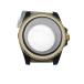 ARSMI 40MM Watch Case Ceramic Ring Case Assembly for NH36 NH35 Movement Black Gold case (Color : Black, Dial Diameter : NH35A) ¹͢