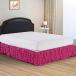 ( elegant комфорт ) Elegant Comfort 1500s красный подсчет ejipto хлопок мульти- la полный подзор роскошь самый высокое качество морщина предотвращение 15 дюймовый длина twin /
