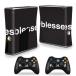 MightySkins Carbon Fiber Skin for Xbox 360 S Console - Blessed | Protective, Durable Textured Carbon Fiber Finish | Easy to Apply, Remove, and Change