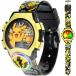 Accutime Pokemon Пикачу LED flash цифровой наручные часы черный × желтый графика ловушка 14~20cm регулировка возможно POK4214AZ