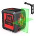 Motovera Laser Level, 100 feet Self Leveling Laser Level, Green Cross Line Rotary Lasers, 4 Brightness Adjustment, Manual Self leveling and Pulse Mode