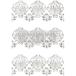 Prima Decor Transfers= античный da маска рисунок Total сиденье размер 24 дюймовый x 35 дюймовый,3 листов . cut 655350659912 Рождество украшение подарок мужчина 