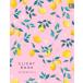 Client Book Alphabetical: 8.5 x 11 Large Hair Stylist Notebook Organizer with Alphabet Index | Lemon Fruit Floral Design Pink
