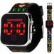 Accutime Nintendo super Mario Kids LED наручные часы GSM4203AZ красный LED 6~12 лет предназначенный 
