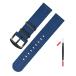 watchdives �i�C�����r���v�o���h 20mm 22mm �N�C�b�N�����[�X�r���v�o���h �}���`�J���[ �����p�r���v�X�g���b�v �j�����p, �u���[/�u���b�N�o�b�N���B, 22mm
