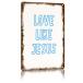 Love Like Jesus Vintage Metal Sign,Text Art Poster Home Wall Decor, Suitable For Walls, Doors, And Fences��Aluminum Printed Plaque 8��12Inch