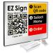 Santek EZ Sign NFC E-Paper �f�W�^���l�[���o�b�W 4.2�C���` �V���o�[ �o�b�e���[�t���[ 4�F�f�B�X�v���C IP65