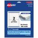 Avery Printable Rectangle Invitation Cards with Sure Feed Technology, 5