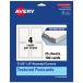 Avery Printable Rectangle Rounded Corners Postcards, 3.5