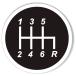 [ параллель импортные товары ]Save The Manual Transmission Gear Shift Pattern Bumper Sticker