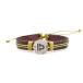 ���¹�͢���ʡ�ANJU JEWELRY Libra Zodiac Leather and Pewter Adjustable Bracelet