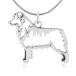 ¹͢ʡDazzling Paws Jewelry Sterling Silver Australian Shepherd Pendan