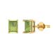 ¹͢ʡ2.0 ct Emerald Cut Solitaire VVS1 Natural Green Peridot Pair of