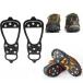 [ параллель импортные товары ]Anti Slip Snow Ice Cleats 8 Steel Studs Anti Slip Ice Snow Grips