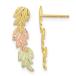 ¹͢ʡ10k Tri Color Black Hills Gold Post Earrings 21.11mm 6.17mm styl