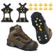 [ параллель импортные товары ]Ice Snow Grips Traction Cleats Anti Slip Ice Cleats Spikes Rubbe