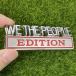 ���¹�͢���ʡ�WULIDE 2 PCS WE The People Edition Emblems 3D Decals Chrome Badg