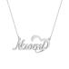 Ouslier 925 Sterling Silver Personalized Heart Name Necklace Pen ¹͢