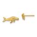 ���¹�͢���ʡ�FJC Finejewelers 10 kt Yellow Gold Button Whale Post Earrings 13