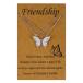 [ параллель импортные товары ]Friendship Necklace 2 Best Friend Necklace Gifts For Girls Women