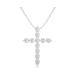 ¹͢ʡDiamond Cross Pendant Necklace 1/5 Carat G Color VS Clarity 14k