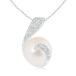 ¹͢ʡAngara Freshwater Cultured Pearl Pendant Necklace for Women, Gir