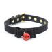 �y���s�A���i�zGirl/Women Leather Collar Choker Necklace with Bell Cute Bow Cat