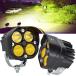 ¹͢ʡJALN7 LED Pods Light 4X4 Amber Fog Lamp 3 Inch Combo Motorcycle