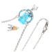 ¹͢ʡminkissy 4pcs Pendants for Men Women's Lockets Heart Necklace Bo