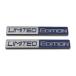 �y���s�A���i�zAxleZx 2X Chrome Metal Limited Edition Logo Car Emblem Auto Badg
