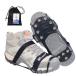 [ параллель импортные товары ]Ice Cleats for Shoes and Boots Crampons Non Slip Grippers Rubber