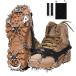 [ параллель импортные товары ]Omecon 23 Spikes Crampons for Hiking Shoes and Boots, Ice Cleats