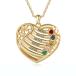 ¹͢ʡMRENITE 10K/14K/18K Solid Gold Personalized 5 Names Heart Neckla