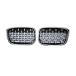 A Pair Compatible For BMW X3 G01 G08 X4 G02 Diamond Kidney Grill ¹͢
