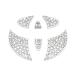 Cinkenyo Bling Bling Car Decorative Diamond Sticker Compatible w ¹͢