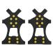 [ параллель импортные товары ]10 Studs Antiskid Snow Ice Climbing Shoe Spikes for Outdoor Wint