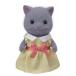  Epo k фирма колено 106 Sylvanian Families peru автомобиль кошка. девочка серый 