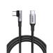 UGREEN 70643 USB-C to USB-C L���^ �P�[�u�� �����[�d�Ή� USB PD 100W�Ή� 1m �u���b�N