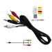 4 высшее 3.5mm-RCA изменение кабель изменение код 4 высшее 3.5mmAV( мужской )-RCA изменение ( красный * белый * желтый )( мужской ) примерно 1.2m