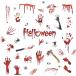  настенный стикер Halloween украшение .. отпечаток руки .. отпечаток ноги 