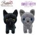 [BESTEVER] кошка кошка мягкая игрушка настоящий рука клей подарок подарок [Premium Sweet Kitty ] Kuroneko Россия n голубой 