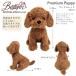 �yBESTEVER�z�� �ʂ������ ���A�� ������ �I���W�i���f�U�C�� �a���� �M�t�g �v���[���g�yPremium Puppy �v���~�A���p�s�[�z25cmH �v�[�h�����b�h �r�V���� �֘A�摜2