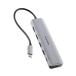  Elecom DST-M060BPSV Type-C ступица do King стойка 6-in-1 серебряный ELECOM