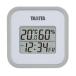 tanita temperature hygrometer TT-558 GY temperature humidity digital wall wall clock attaching desk magnet gray 