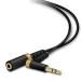  Elecom EHP-35ELS20BK черный наушники слуховай аппарат удлинитель высокая прочность specification L знак type штекер 2m